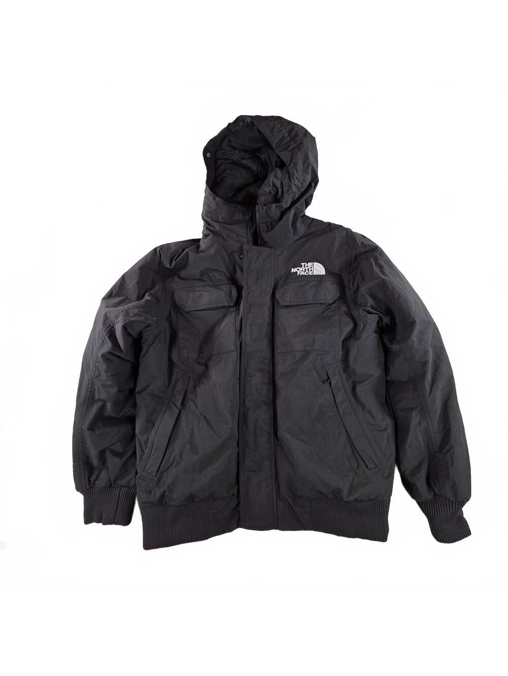 The North Face Men's M Black DryVent 600 Insulated Hooded Puffer Jacket Full Zip